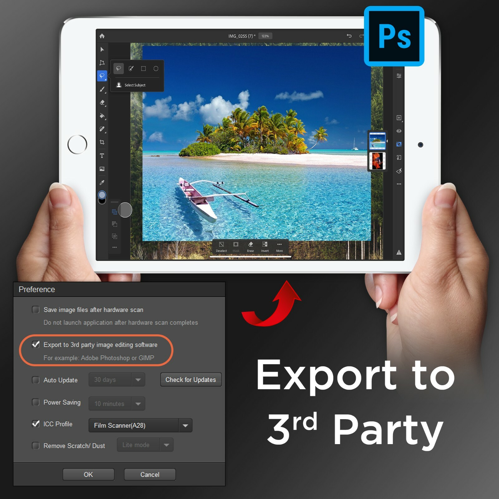  Plustek OpticFilm 135i, 35mm Film & Slides Scanner, 7200dpi Auto Batch scanning