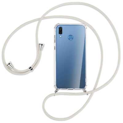 Handykette für Honor Play broken white Hülle mit Band Kordel zum Umhängen