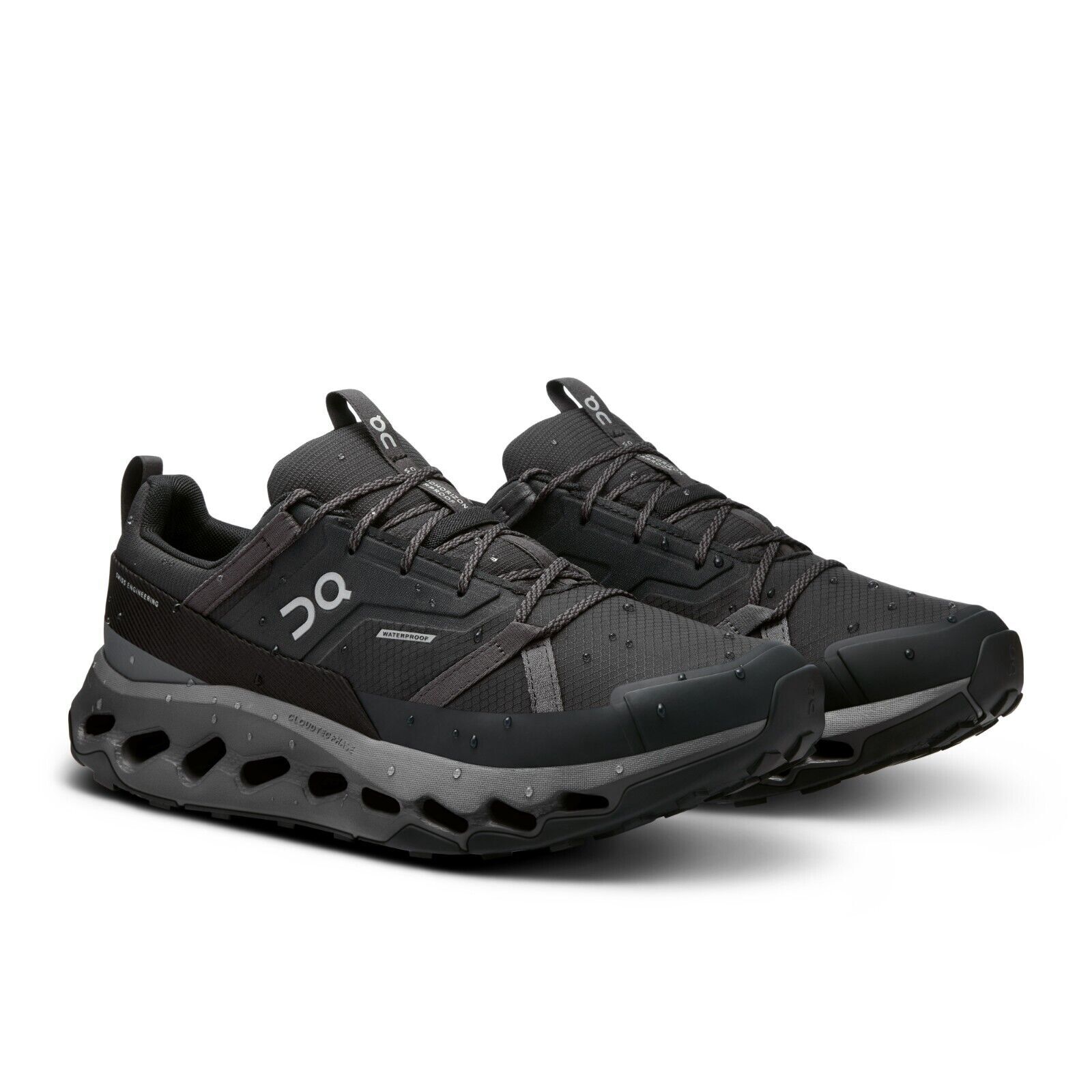 Pre-owned On Men's Cloudhoriz Waterproof Black Eclipse 3me10050106 Men's Size