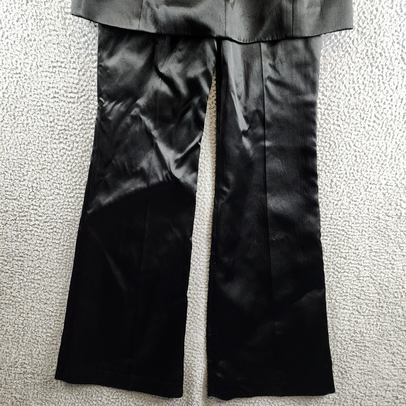 A.W.A.K.E. MODE Layered Skirt Pants Womens 36 Black Welt Pocket Back Zip Closure - Picture 17 of 18