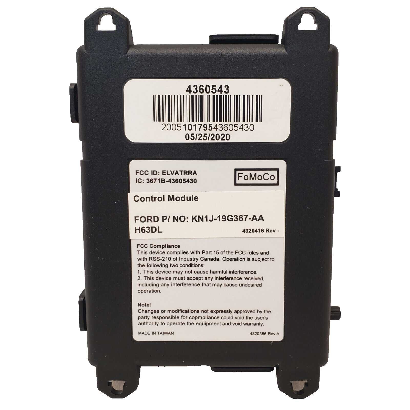 Ford Lincoln OEM - KN1J-19G367-AA-H63DL Anti-Theft Remote Ford Lincoln OEM - KN1J-19G367-AA-H63DL Anti-Theft Remote