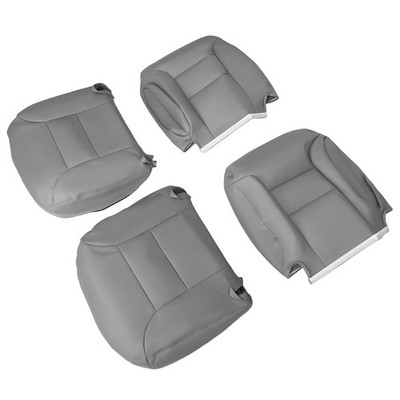 Grau Sitzbezug Leder Vorne for Chevrolet Tahoe 1995-1999 Wasserfest 4-Teilig