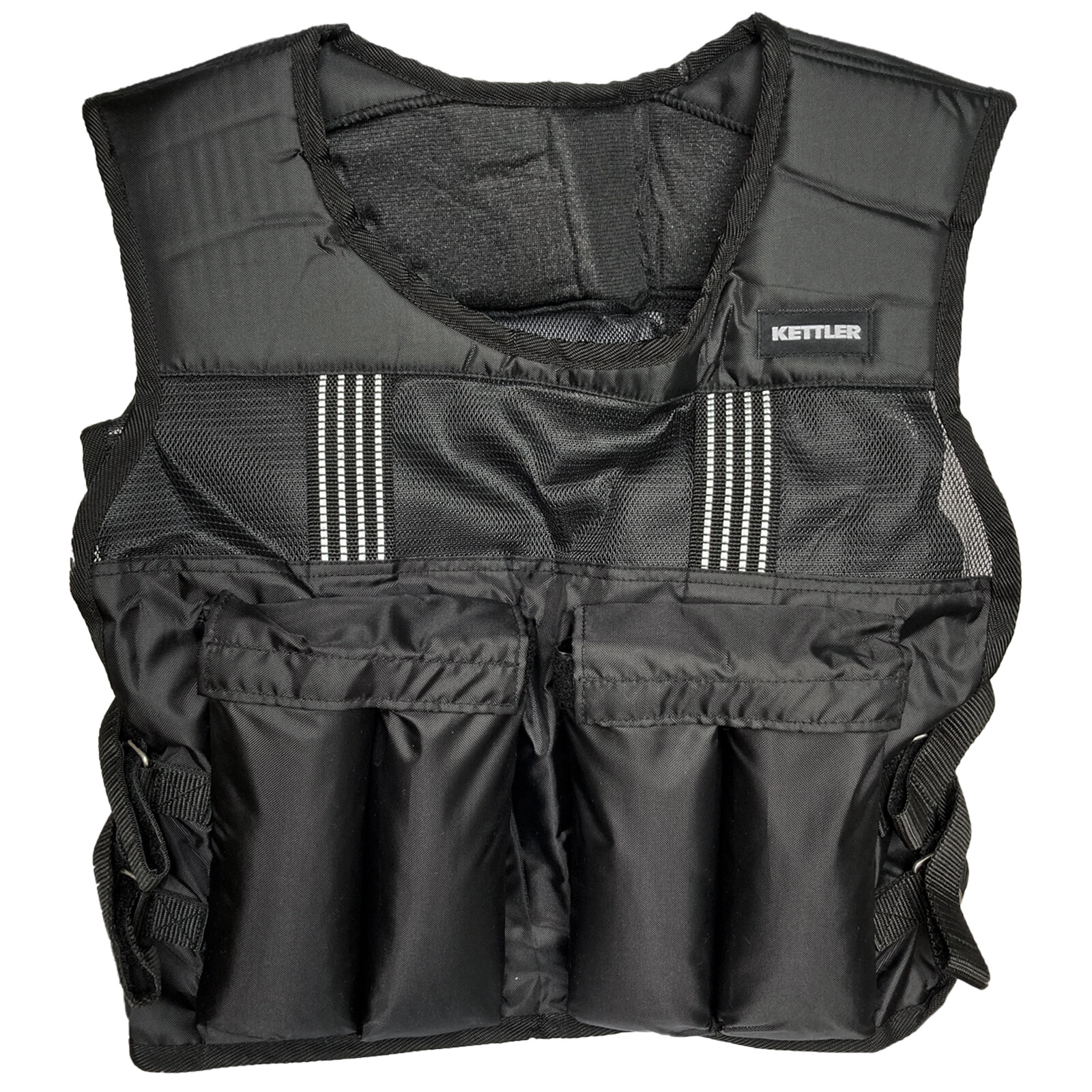Kettler Gewichtsweste 10 kg, Laufweste für Kraft/Ausdauer, Onesize, Damen/Herren