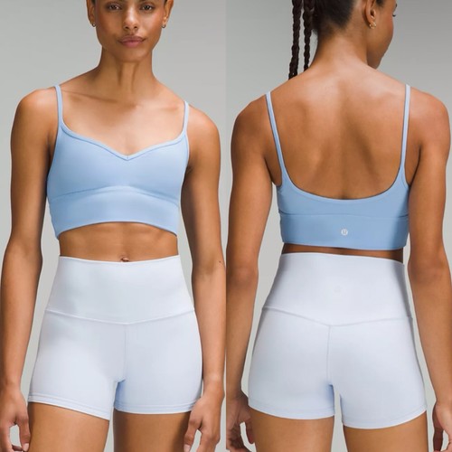 新品 ルルレモン Align Sweetheart Bra （白、サイズ6） Lululemon Align Sweetheart Bra *Light Support, A/B Cup