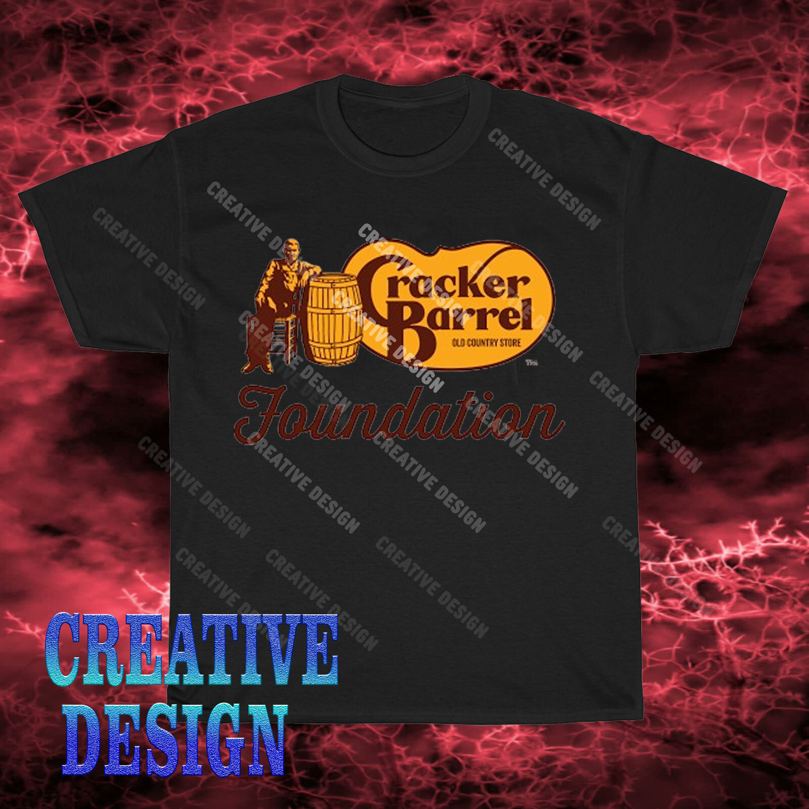【CRACKERS】Address T-shirt　M size T-shirt męski okrągły dekolt HDKCJHS rozmiar XL • Cena