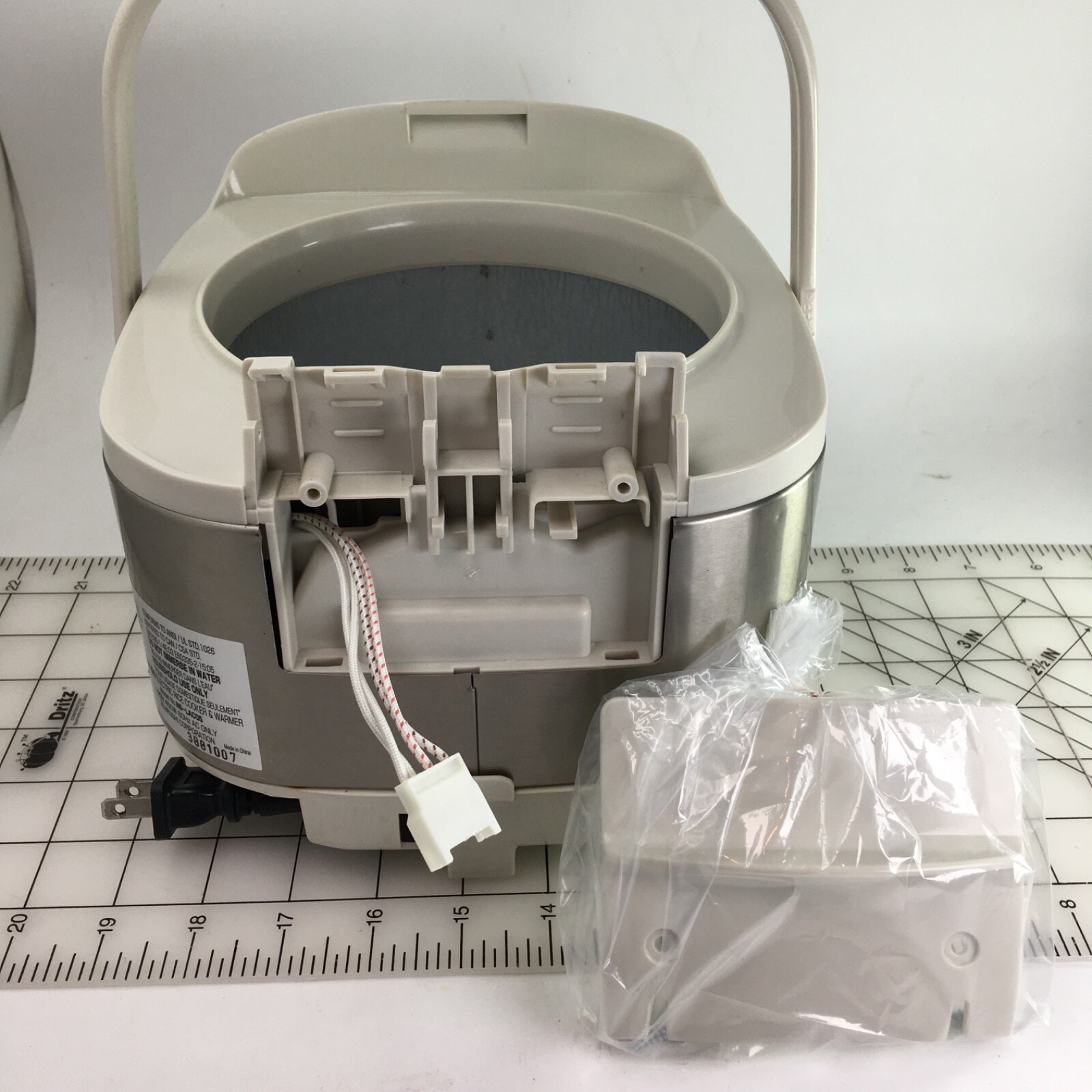 Zojirushi NS-LAC05 Micom 3-Cup Rice Cooker ***WORKING BASE