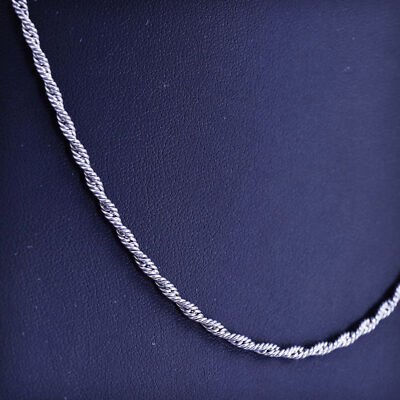 ネックレス・ペンダント TATIANA Silver 925 French twist chain necklace NZ2009 ☆TATIANA☆ Silver 925 French twist chain necklace NZ2009