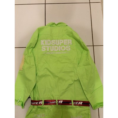 Pre-owned Rare Kidsuper Studio J Balvin Jumpsuit W Belt  Brand Green Size M