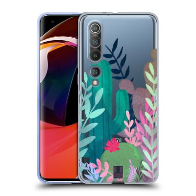 HEAD CASE DESIGNS WATERCOLOUR CACTUS SOFT GEL CASE FOR XIAOMI PHONES