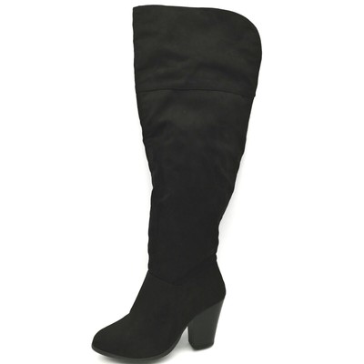 Lane Bryant Faux Suede Wide Calf Over 