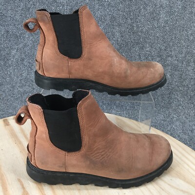 Sorel Boots Womens 7.5 Ainsley Chelsea Ankle Pull On NL3092