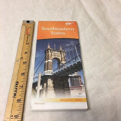 AAA Southeastern States Road Highway Map Regional Series 2015