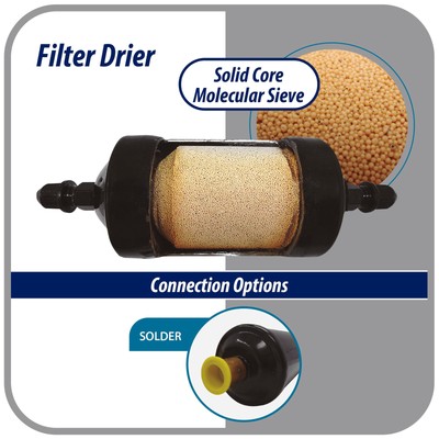 Appli Parts APFD-164S 1/2in Liquid Line Refrigerant AC Filter Drier hvac Refrige