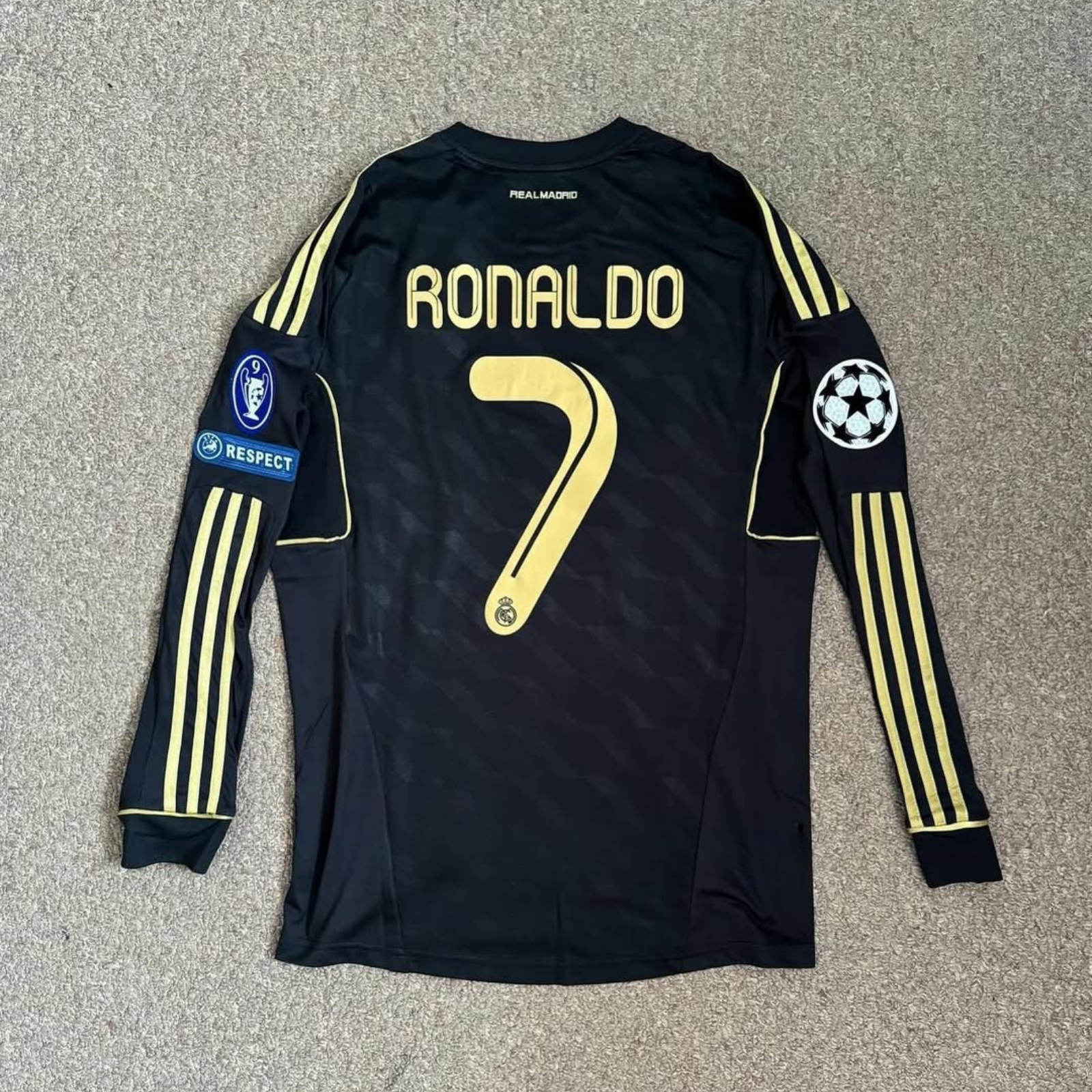 Ronaldo #7 Real Madrid 2011-2012 Champions League Jersey