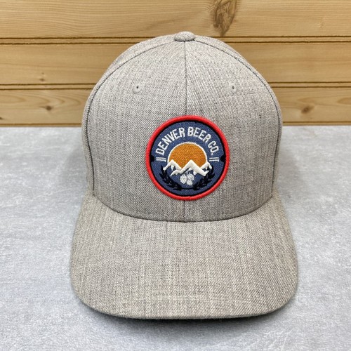 DENVER BEER CO. Hat Ball Cap Adjustable SNAPBACK Gray Mid Profile Colorado