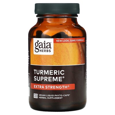Turmeric Supreme, Extra Strength, 120 Vegan Liquid Phyto-Caps