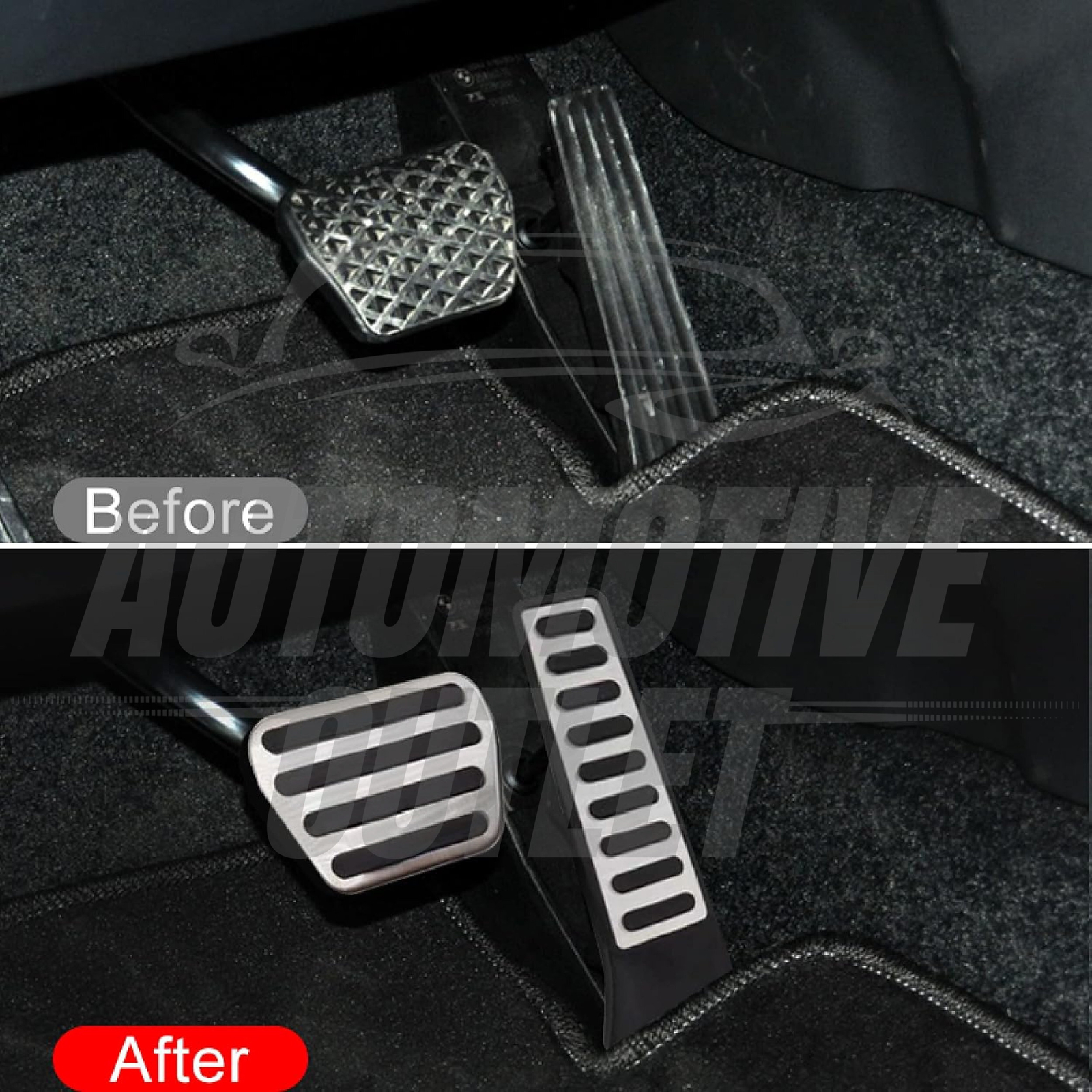 CAR FUEL BRAKE PEDAL COVER FOR LAND ROVER RANGE ROVER VOGUE L323 L322 2005-2012 8