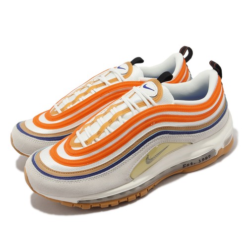 

Nike Air Max 97 SE Фрэнк Руди Белый Оранжевый Мужская повседневная обувь для образа жизни DV2619-100, Air Max 97 Se