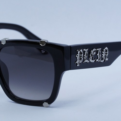 PHILIPP PLEIN PHILIPP PLEIN SPP042W 0700 SHINY BLACK/GRADIENT GREY 54-23-145 SUNGLASSES