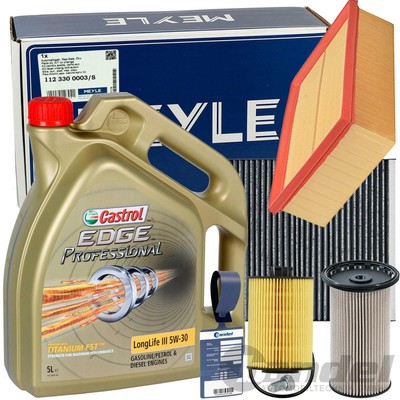 MEYLE INSPEKTIONSPAKETCASTROL 5W30 1.62.0 TDI AUDI A3 VW GOLF 7 SKODA OCTAVIA