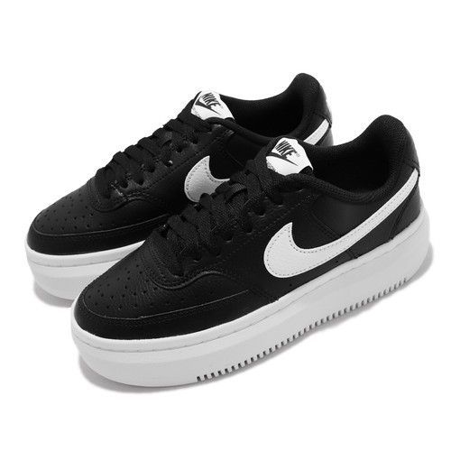 

Nike Wmns Court Vision ALT LTR Черно-белые женские повседневные туфли на платформе DM0113-002, Черный, Wmns Court Vision Alta Ltr