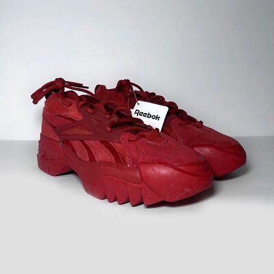 Womens Reebok x Cardi B - Club C Cardi V2 Athletic Shoe - Red Size 7.5