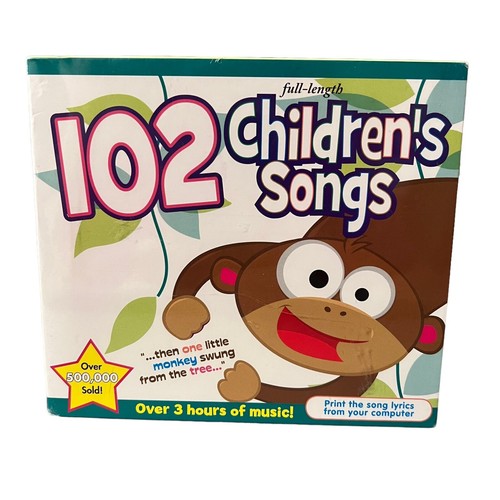 102 Full Length Children's Songs Music 3-CD Set Over 3 Hours