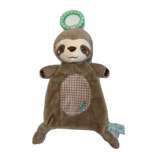 Douglas Baby STANLEY SLOTH TEETHER Ring Security Blanket Plush Cuddle Toys 10
