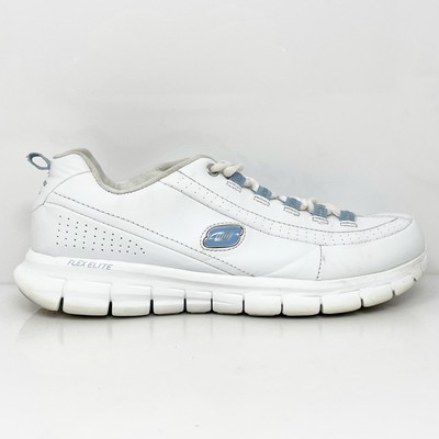 Skechers Womens Elite Synergy 11798EW Белая повседневная обувь Кроссовки Размер 9, Белый, Elite Synergy