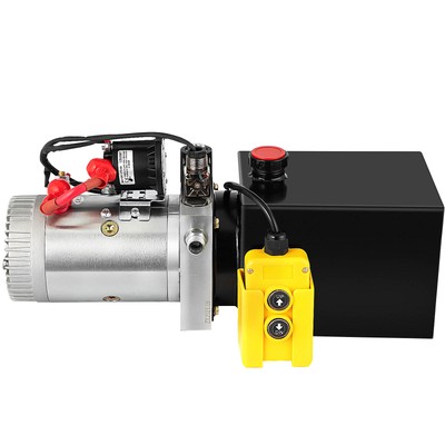 4 Quart Single Acting Hydraulic Dump Trailer Power Unit Lift Remote Remote