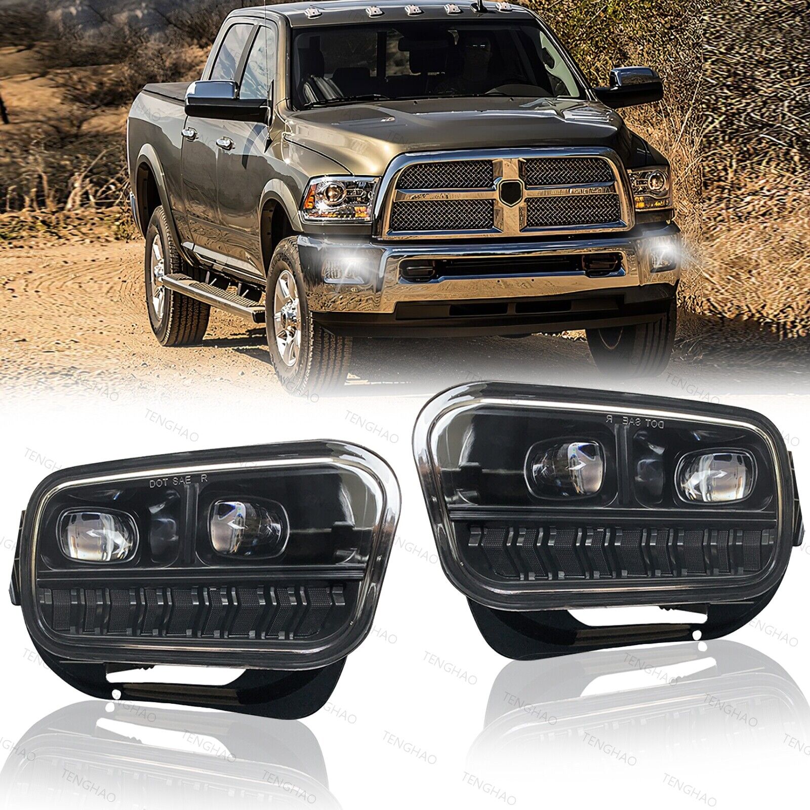Headlamp and Fog Lamp Kit | RAM 2500 LARAMIE 2018 Headlamp and Fog Lamp Kit | RAM 2500 LARAMIE 2018