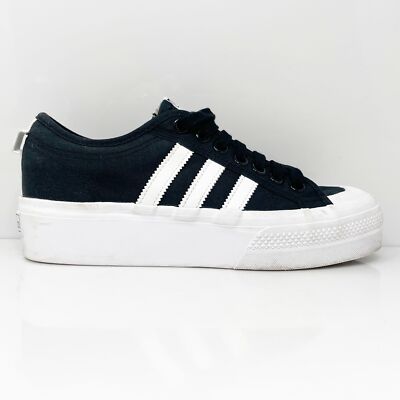 

Adidas Womens Nizza FV5321 Черная повседневная обувь Кроссовки Размер 9, Черный, Nizza