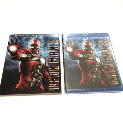 Iron Man 2 Blu-ray DVD Marvel 3 Disc Set Robert Downey Jr. / Gwyneth Paltrow NEW