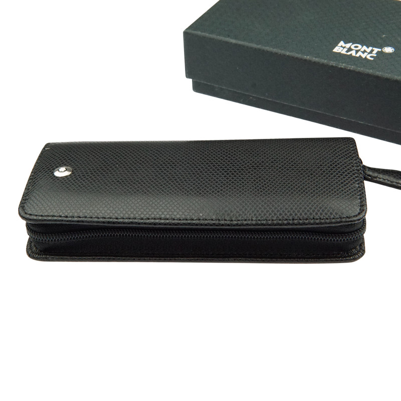 Montblanc Boheme Bleu 3er Lederetui Schwarz Blau MeisterstÃ¼Ck Id: 7354 Classic