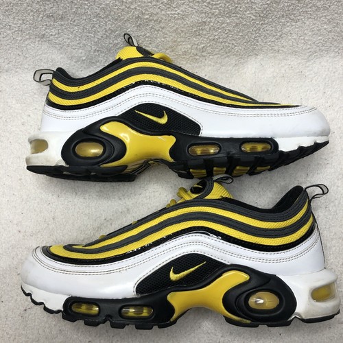 Nike air max plus 97 yellow and best sale black