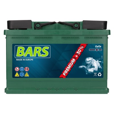 STARTERBATTERIE BARS PREMIUM 12V 80 Ah AUTOBATTERIE TOP ANGEBOT geladen NEU