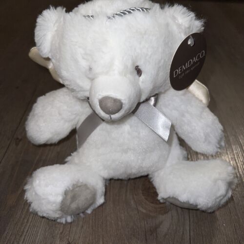 Guardian Angel Bear Plush White Super Soft For Baby New With Tags Stuffed Animal