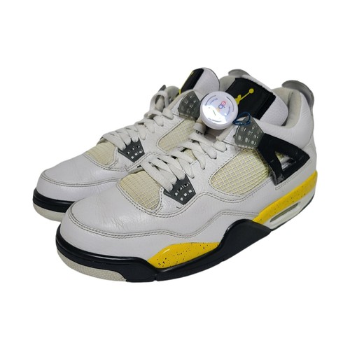 USED Air Jordan Retro 4 LS Tour Yellow 314254 171 Men 10 NO BOX Fast Shipping