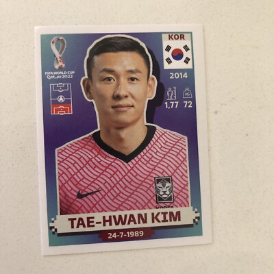 panini fifa world cup qatar 2022 Sticker - South Korea #6 - Tae Hwan Kim