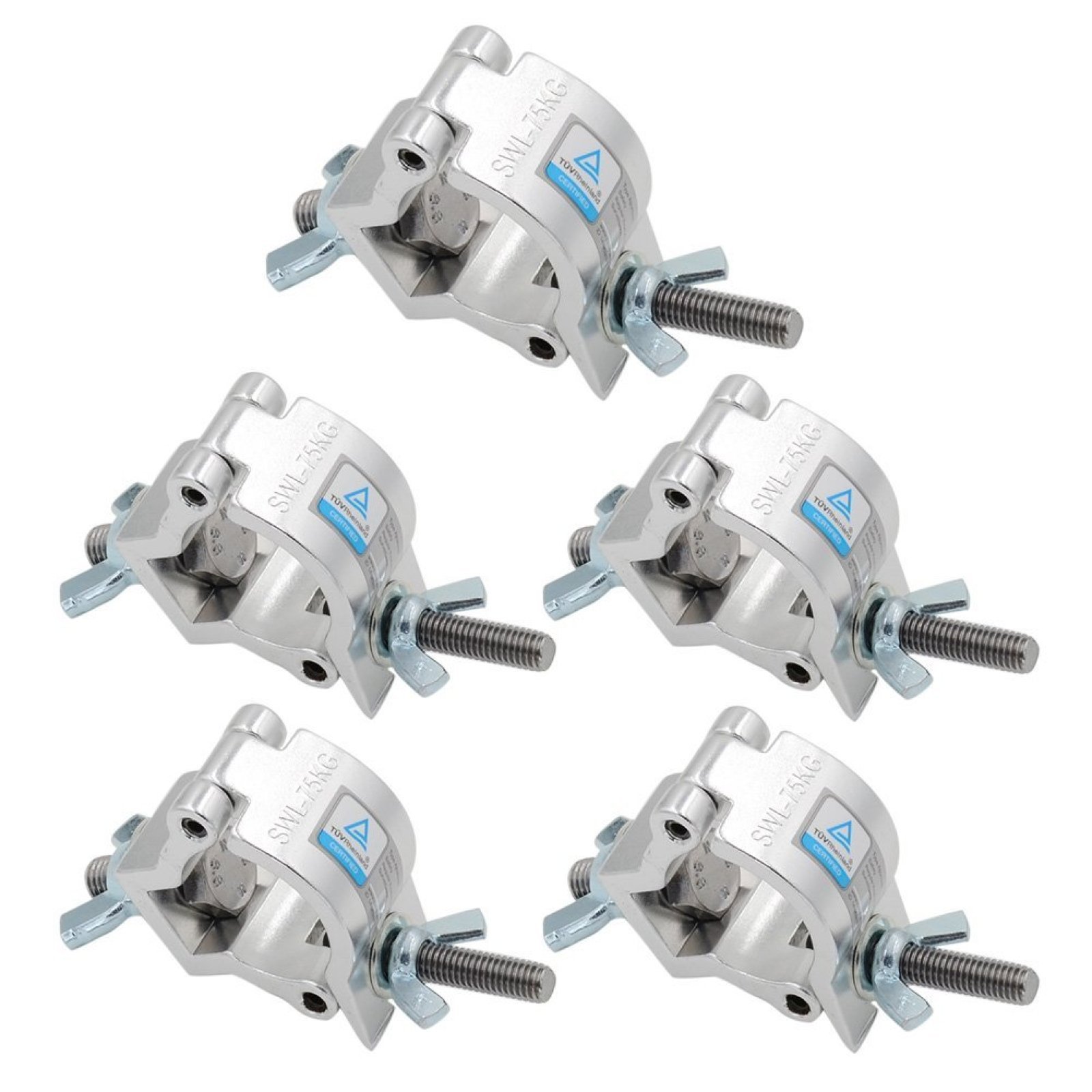 Truss Clamp-JLTPH 5PCS Heavy Duty 32-35mm Stage Light Hook Clamp/Speaker Stands