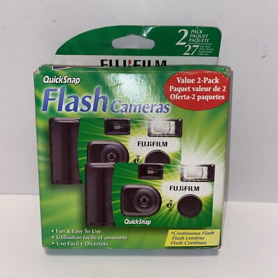 Fujifilm QuickSnap Flash 400 Single Use Camera (7033661) 2 Pack