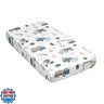 Sweet Jojo Designs Green Blue Construction Truck Boy Baby Satin Fitted Crib Sheet Infant Newborn Nursery Toddler Bed Room Standard Mattress Transportation Zone Vehicles Bulldozer Tractor Black White