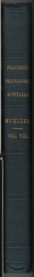 Ferdinand v. Müller: Fragmenta Phytographiae Australiae (Vol.8) 4 Tafeln 1872/74