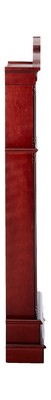 Coaster Traditional Brown Red Grandfather Clock with Chime Cherry