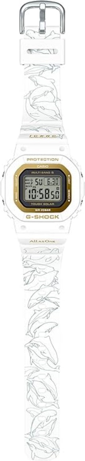 Pre-owned Casio G-shock Gmd-w5601k-7jr Collaboration 30th Anniversary Dolphin Design
