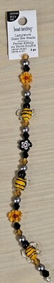 Bee Lampwork Glass Beads Mix by Bead Landing 