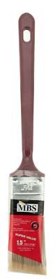 4pc PAINT BRUSH 1.5'' Angled 100% POLYESTER FOR ALL PAINTS Value Series