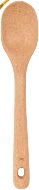 Good Grips Wooden Spoon, Large, Solid Beechwood