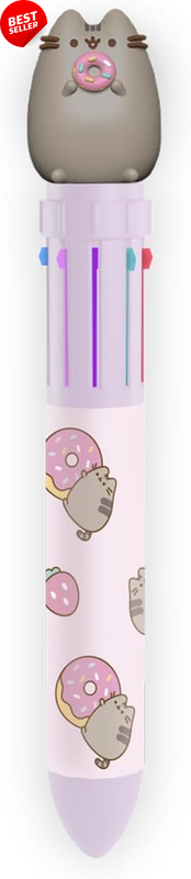 Official Pusheen 10-in-1 Ballpoint Pen w/ 3D Topper Kawaii Gift Stationery