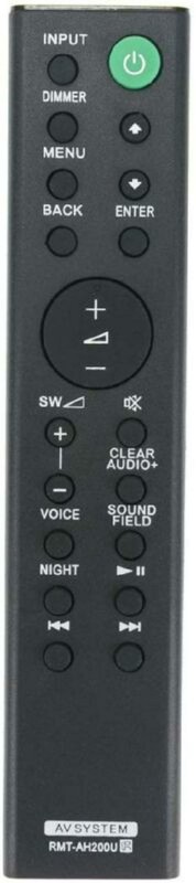 New Rmt-Ah200U Replace Remote Fit For Sony Sound Bar Ht-Ct390 Ht-Rt3 Sa-Ct390 Sa
